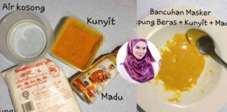 masker kunyit