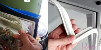 tukar getah pintu peti ais