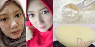 masker susu tepung