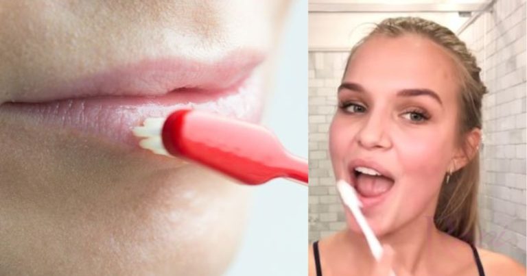 Buang Sel Kulit Mati Guna Berus Gigi, Ini Rahsia Model Jaga Bibirnya Buang Sel Kulit Mati Guna Berus Gigi, Ini Rahsia Model Jaga Bibirnya