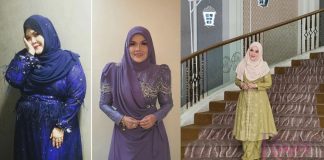 Aishah pakai baju saiz S