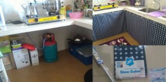 deko langsir kabiner dapur