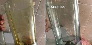 Hilangkan Kesan Kunyit Blender Lama