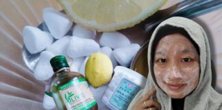 hilangkan kulit hangus