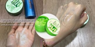 cara guna gel aloe vera