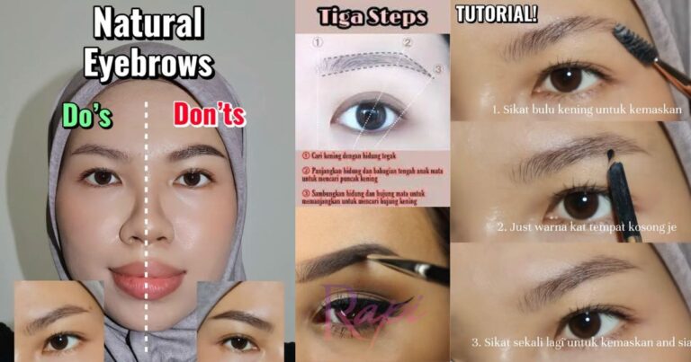 Cara Senang Lukis Kening Tampak Lebih Natural, Do’s & Don’ts Cara Senang Lukis Kening Tampak Lebih Natural, Do’s & Don’ts