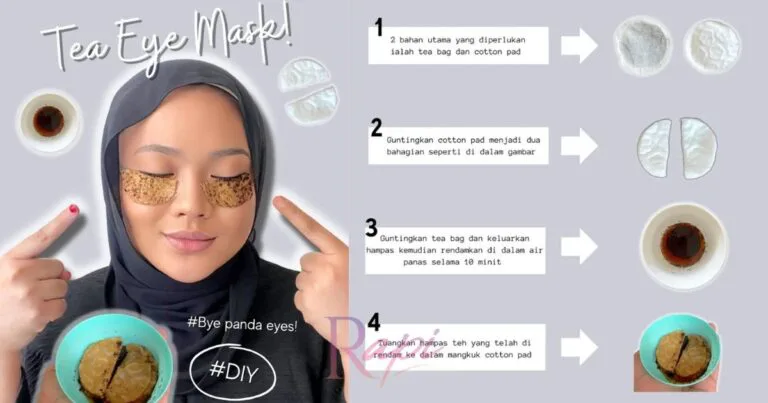 Lekat Uncang Teh Dalam 10-15 Minit, BYE Mata Panda! Lekat Uncang Teh Dalam 10-15 Minit, BYE Mata Panda!